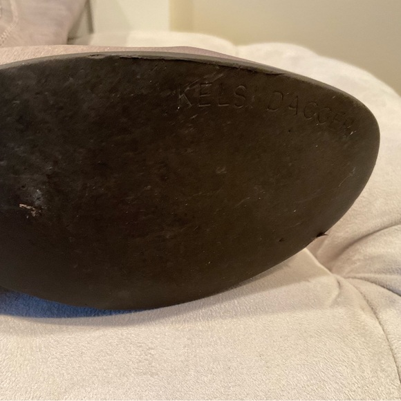 Kelsi Dagger Jayna 8 1/2 leather gray boot - Picture 6 of 7